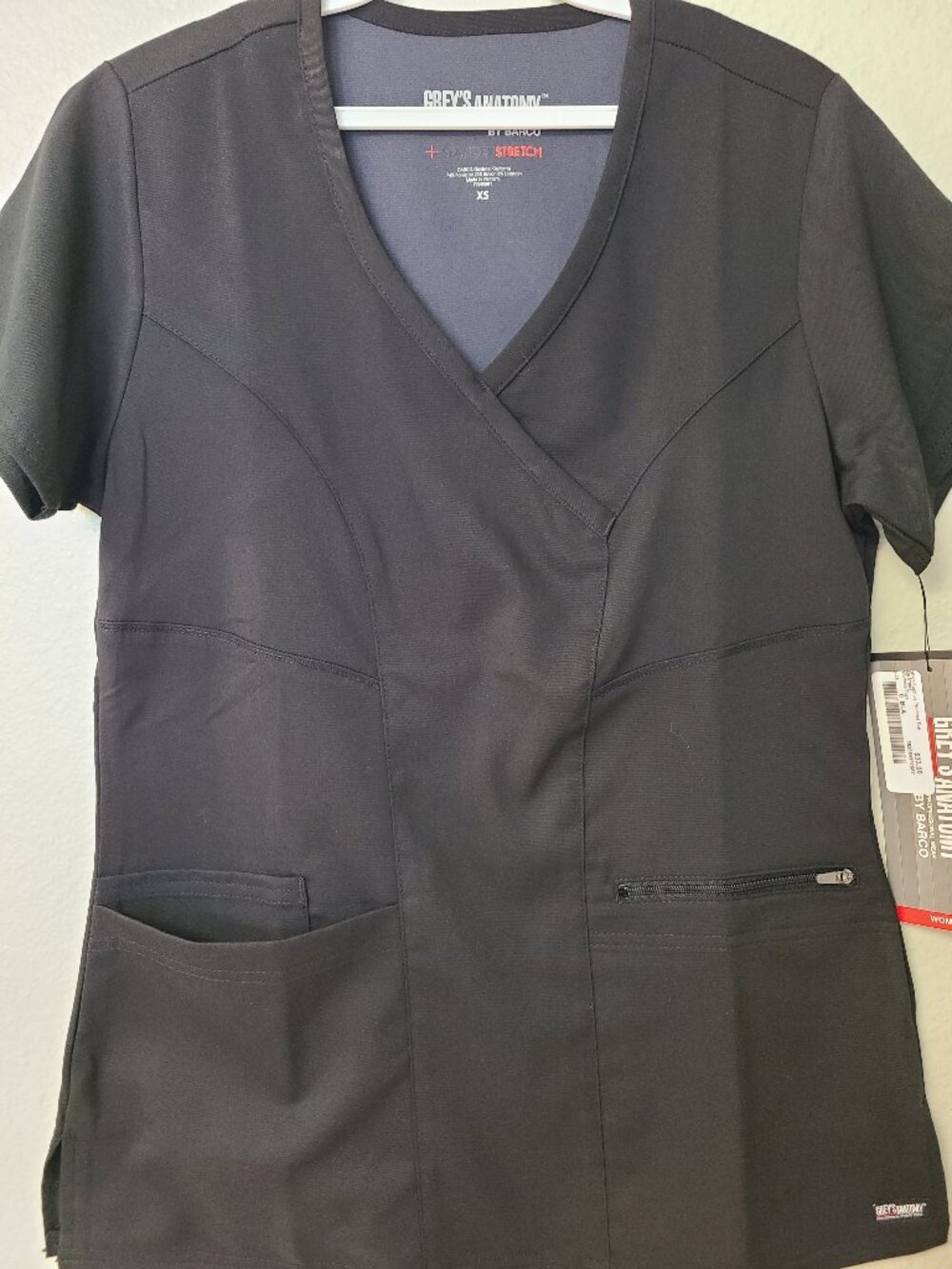Grey's Anatomy 3PKT Surplice Princess Kim Top